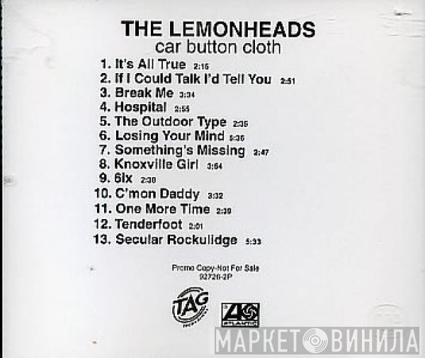The Lemonheads - Car Button Cloth