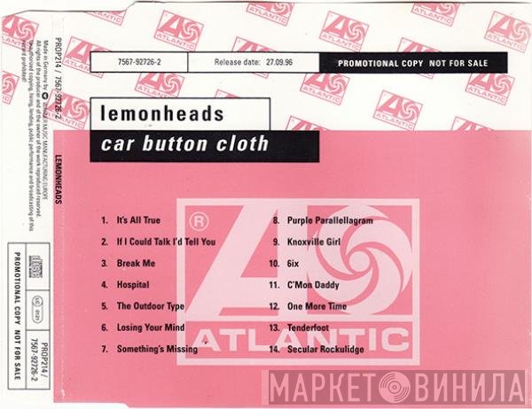 The Lemonheads  - Car Button Cloth