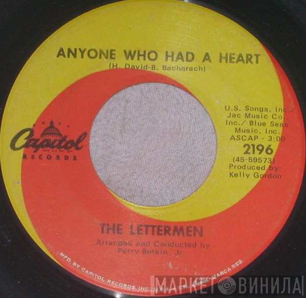 The Lettermen - Anyone Who Had A Heart