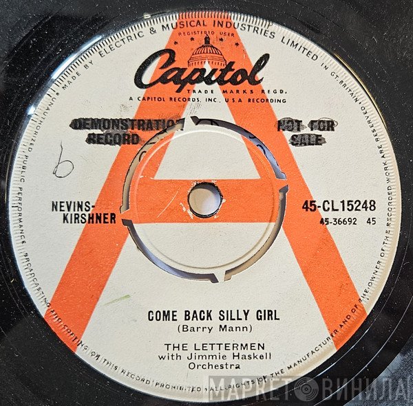The Lettermen - Song For Young Love / Come Back Silly Girl