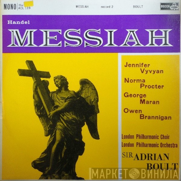 The London Philharmonic Orchestra, Georg Friedrich Händel, Sir Adrian Boult, The London Philharmonic Choir - Messiah - Record 2