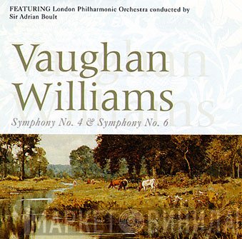 The London Philharmonic Orchestra, Sir Adrian Boult, Ralph Vaughan Williams - Symphony No. 4 & Symphony No. 6