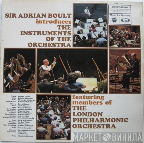 The London Philharmonic Orchestra, Sir Adrian Boult - Sir Adrian Boult Introduces The Instruments Of The Orchestra