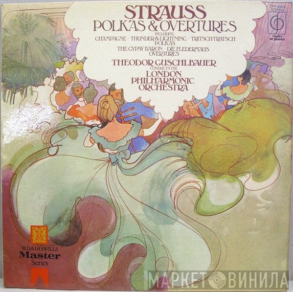 The London Philharmonic Orchestra, Theodor Guschlbauer, Johann Strauss Jr. - Polkas & Overtures