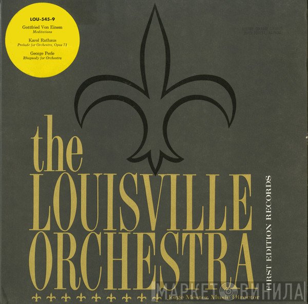 The Louisville Orchestra, Jorge Mester - Meditations / Prelude For Orchestra / Rhapsody For Orchestra