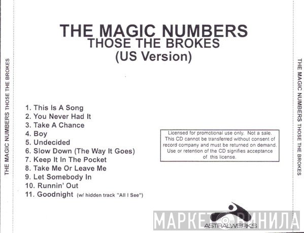 The Magic Numbers - Those The Brokes