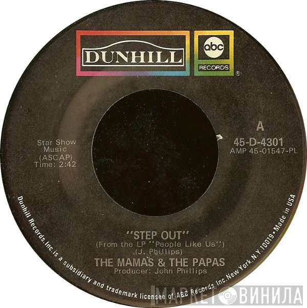 The Mamas & The Papas  - Step Out / Shooting Star