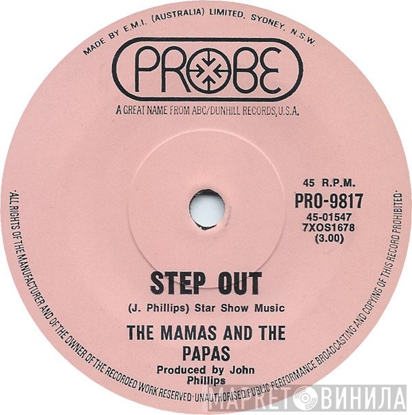 The Mamas & The Papas  - Step Out/Shooting Star