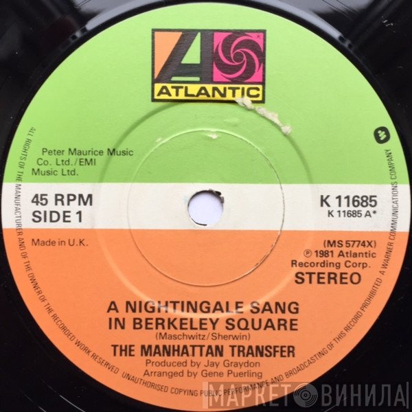 The Manhattan Transfer - A Nightingale Sang In Berkeley Square