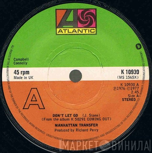 The Manhattan Transfer - Don't Let Go