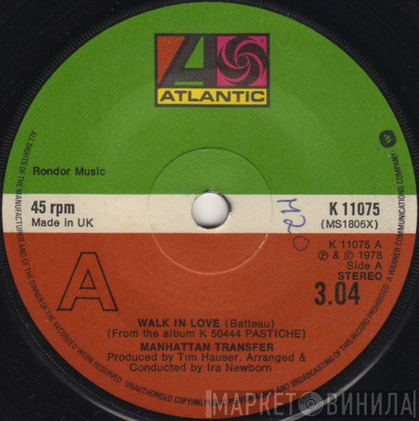 The Manhattan Transfer  - Walk In Love