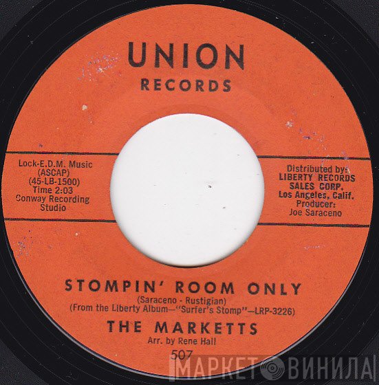The Marketts  - Stompin' Room Only / Canadian Sunset