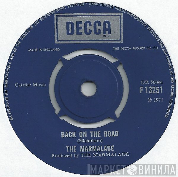 The Marmalade - Back On The Road