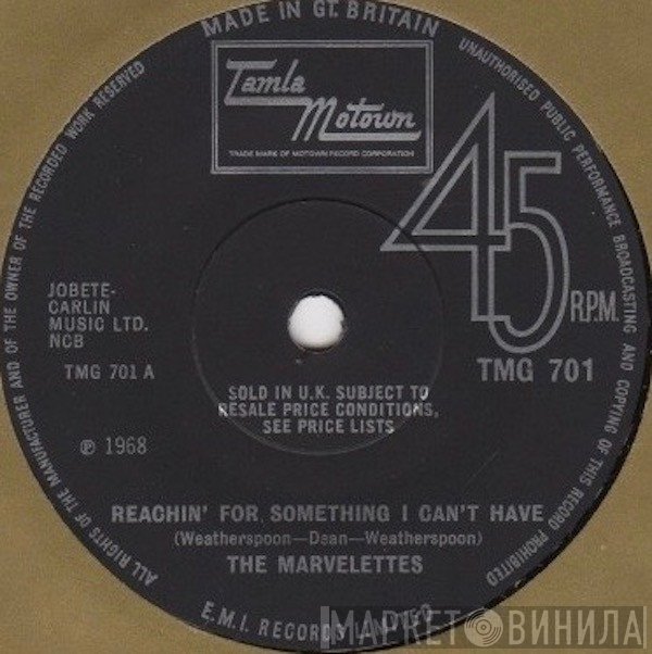 The Marvelettes - Reachin' For Something I Can't Have