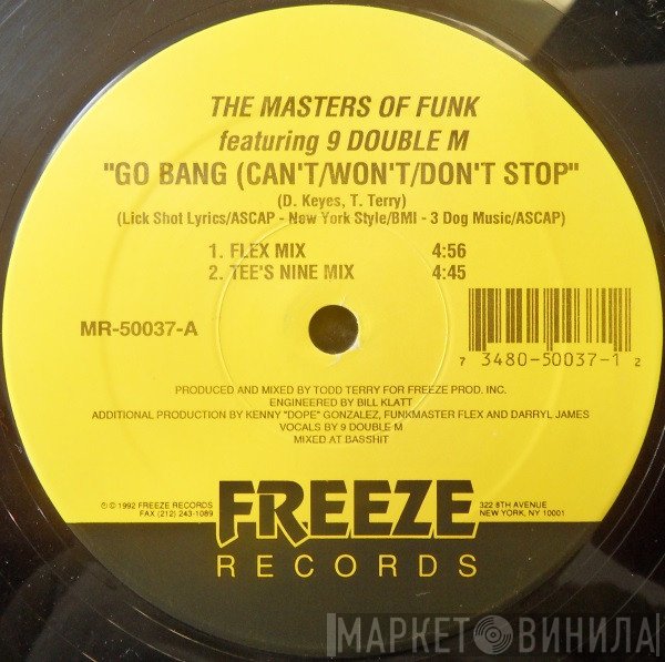 The Masters Of Funk, Nine - Go Bang (Can't / Won't / Don't Stop)