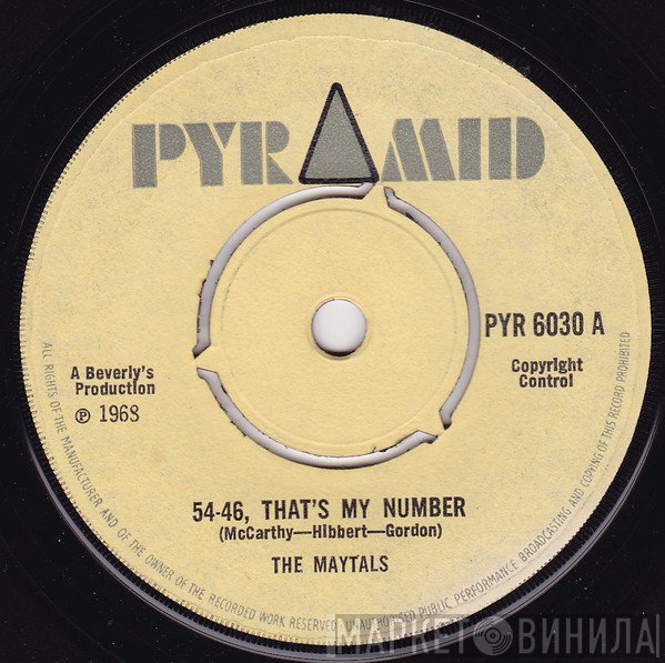 The Maytals, Roland Alphonso - 54-46, That's My Number / Dreamland
