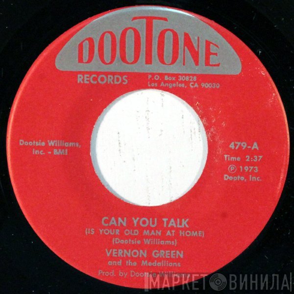 The Medallions, Vernon Green - Can You Talk (Is Your Old Man At Home)