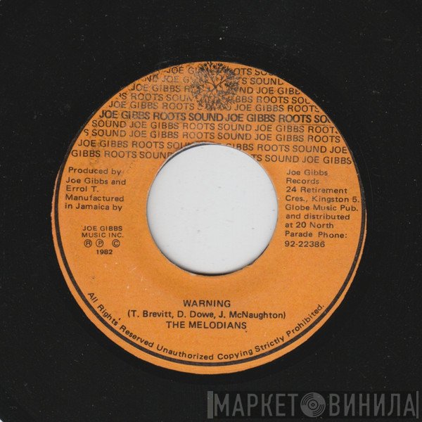 The Melodians - Warning