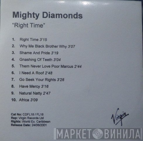 The Mighty Diamonds  - Right Time
