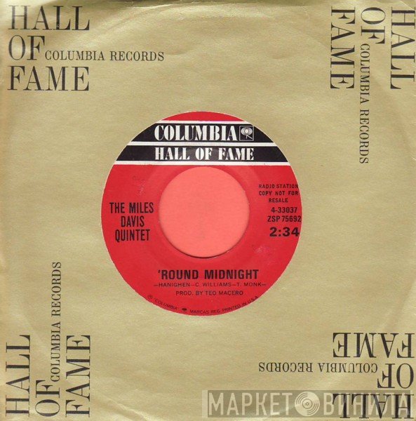 The Miles Davis Quintet / Miles Davis  - 'Round Midnight / Solea