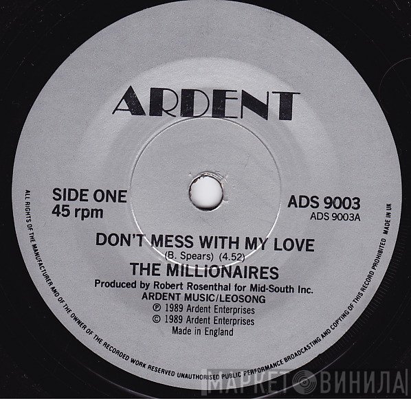 The Millionaires  - Don't Mess With My Love