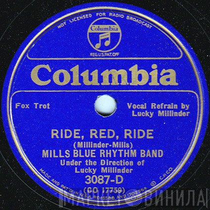 The Mills Blue Rhythm Band  - Ride, Red, Ride / Congo Caravan