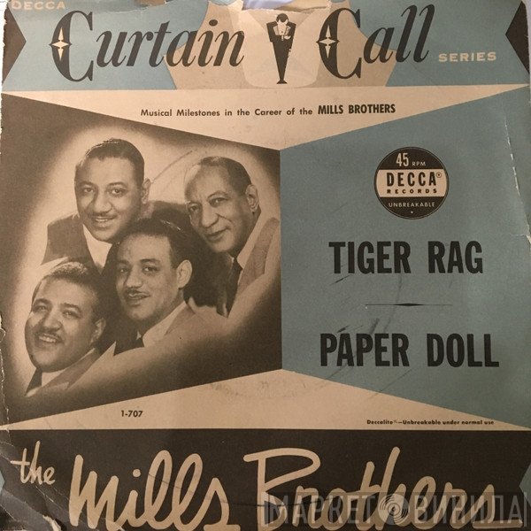 The Mills Brothers  - Tiger Rag / Paper Doll
