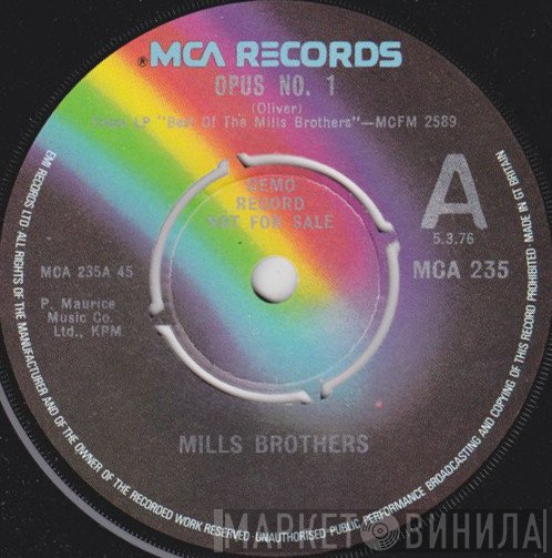 The Mills Brothers - Opus No. 1