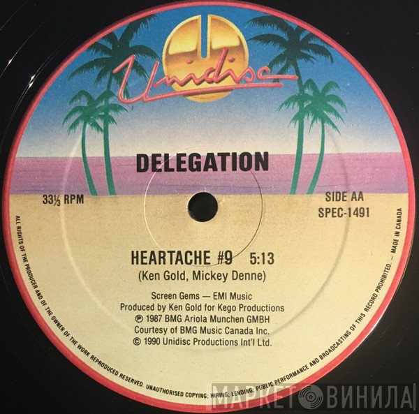 The Miracles / Delegation  - Love Machine / Heartache #9