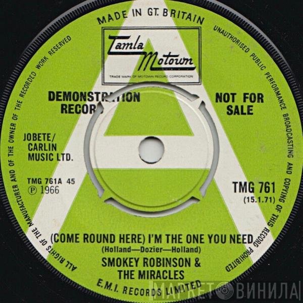 The Miracles - (Come Round Here) I'm The One You Need
