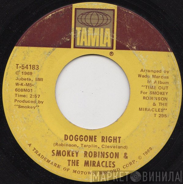 The Miracles - Doggone Right / Here I Go Again