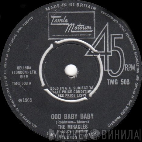 The Miracles - Ooo Baby Baby
