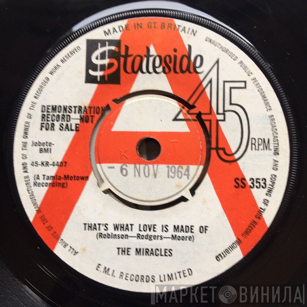 The Miracles - That's What Love Is Made Of