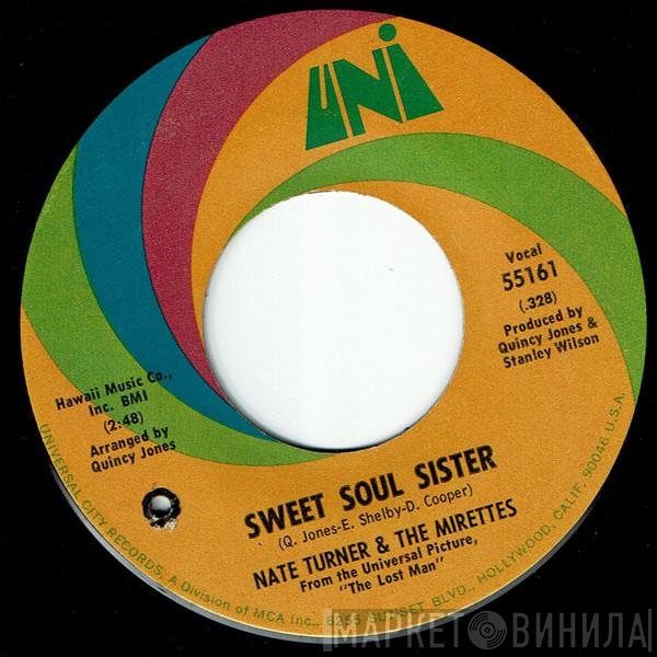 The Mirettes, Nate Turner  - Sweet Soul Sister / Rap, Run It On Down