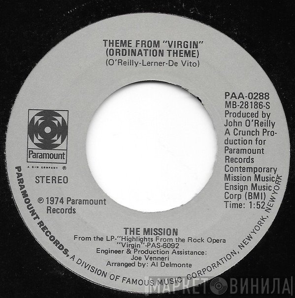 The Mission  - Theme From "Virgin" (Ordination Theme) / Fear No Evil