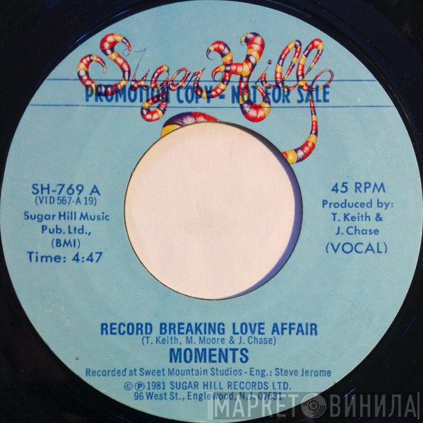 The Moments - Record Breaking Love Affair