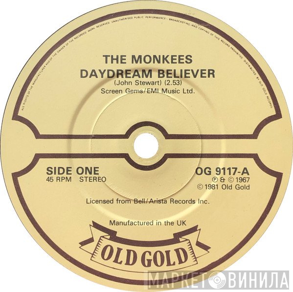 The Monkees - Daydream Believer / Last Train To Clarksville