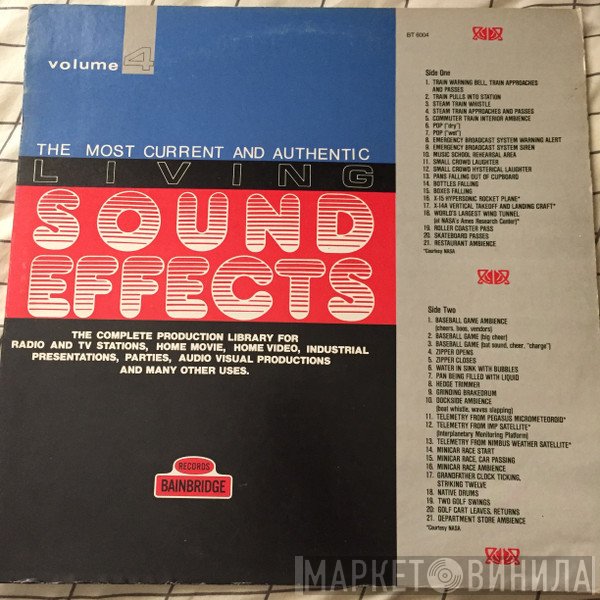  - The Most Current And Authentic Living Sound Effects (Volume 4)
