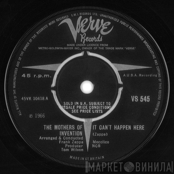 The Mothers - It Can't Happen Here