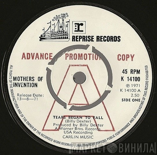 The Mothers - Tears Began To Fall