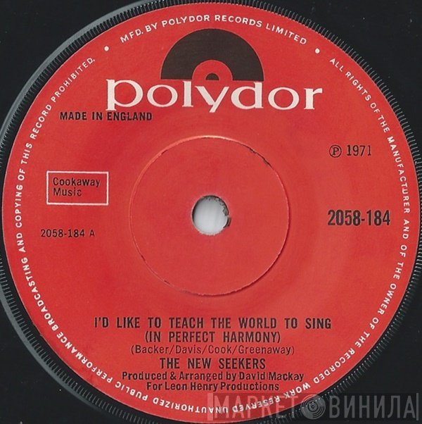 The New Seekers - I'd Like To Teach The World To Sing (In Perfect Harmony)
