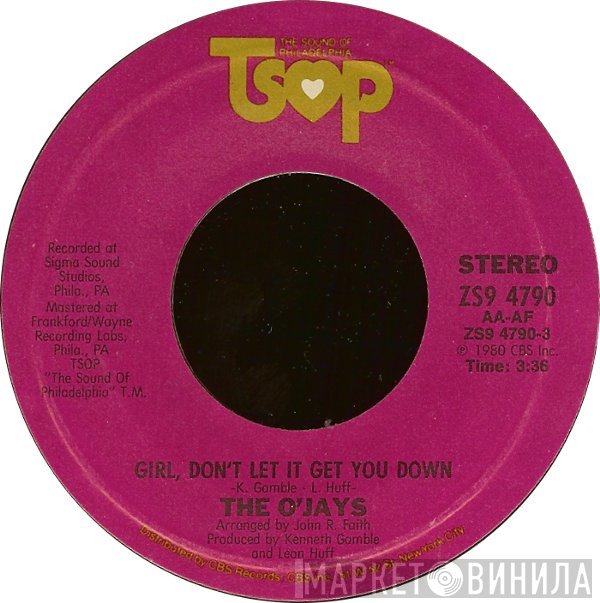 The O'Jays - Girl, Don't Let It Get You Down