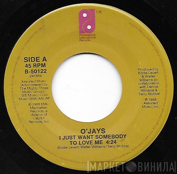 The O'Jays - I Just Want Somebody To Love Me