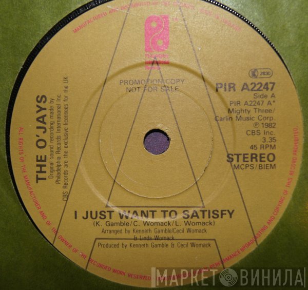 The O'Jays - I Just Want To Satisfy