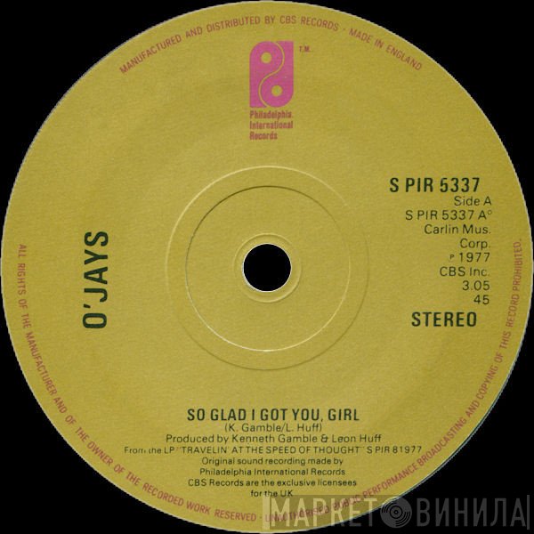 The O'Jays - So Glad I Got You, Girl