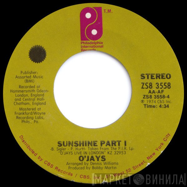 The O'Jays - Sunshine