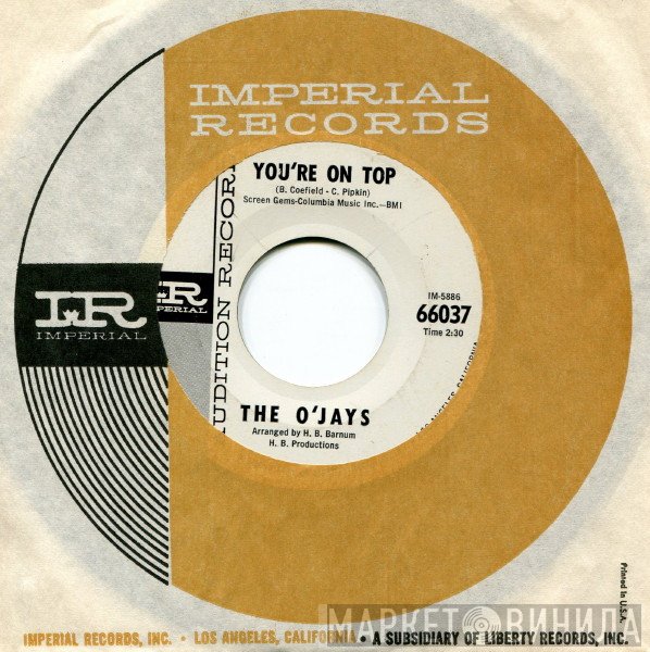 The O'Jays - You're On Top / Lovely Dee