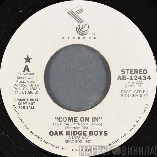 The Oak Ridge Boys  - Come On In