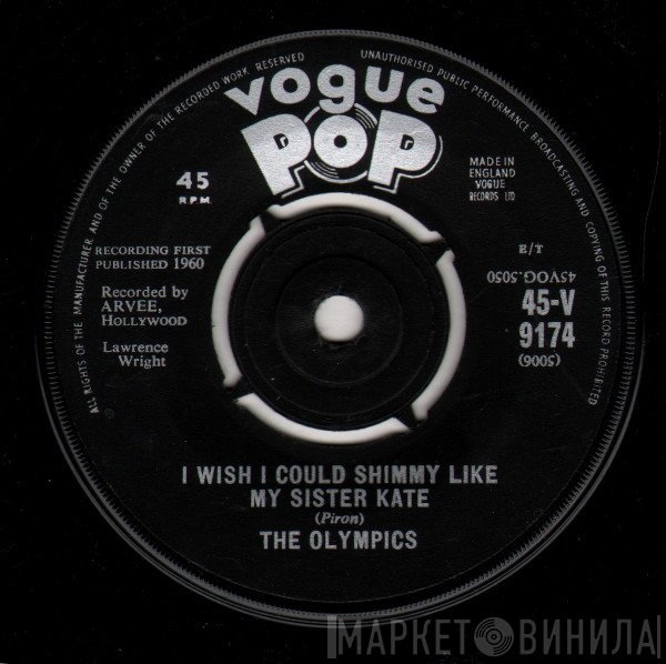 The Olympics - I Wish I Could Shimmy Like My Sister Kate