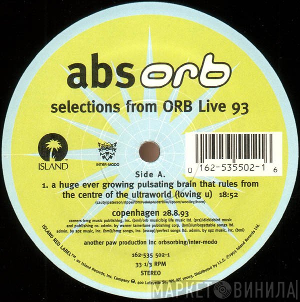 The Orb - AbsOrb - Selections From Orb Live 93